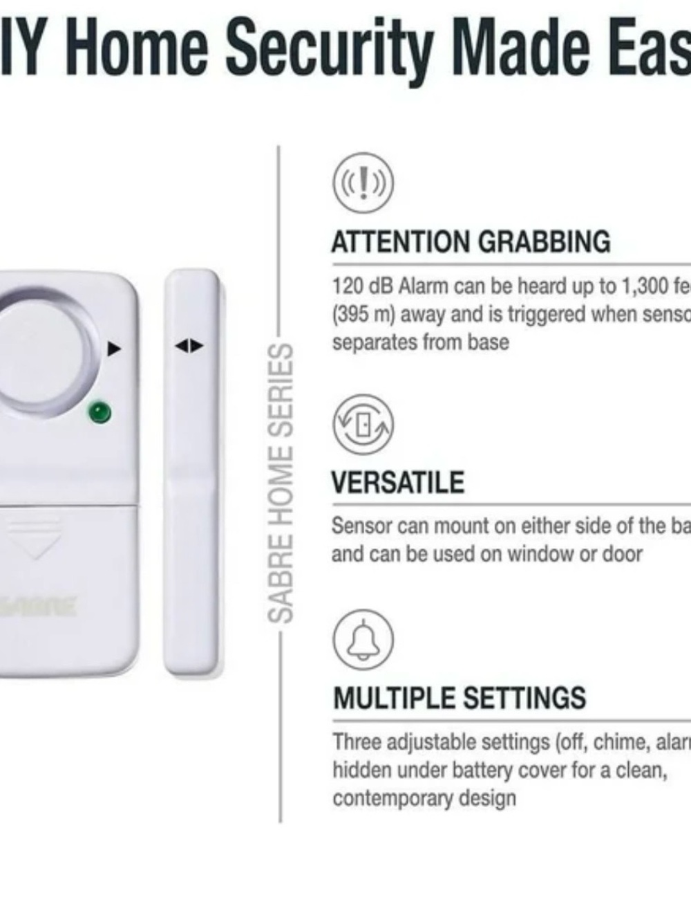 Door or Window Alarm Great for Xtra Protection with Kids - Picture 2 of 5